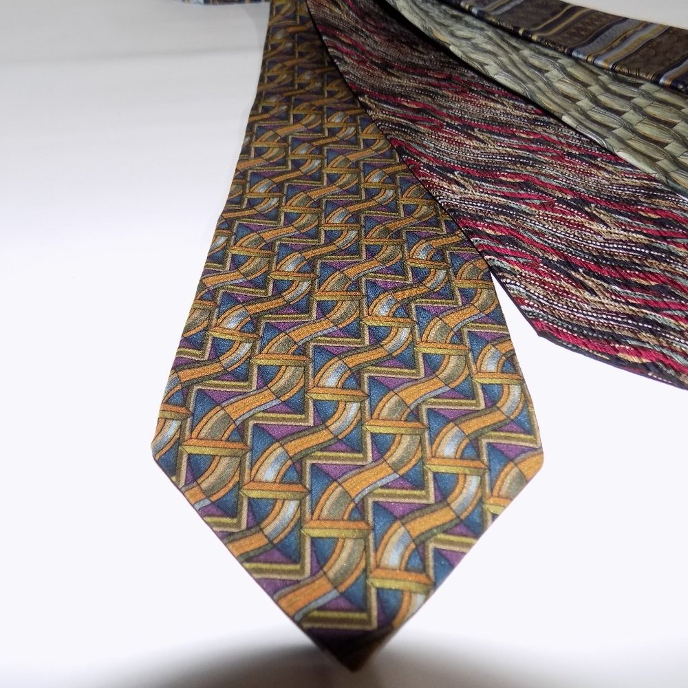 J. Garcia / Cocktail Colors Men's Ties Lot of 4 - Picture 2 of 6